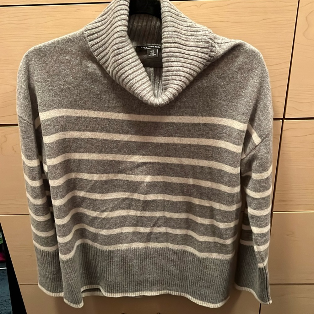 Striped cashmere sweater